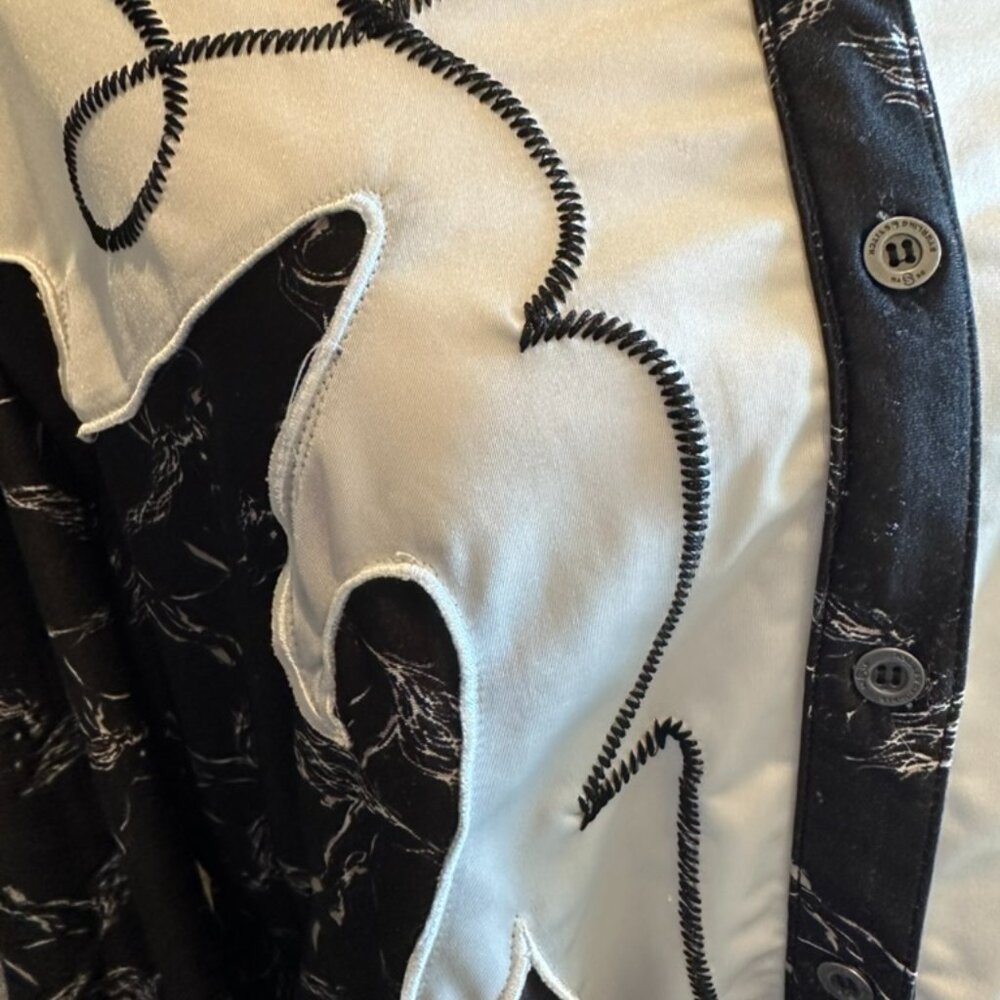 Silky Western long sleeve ladies blouse - XL - Picture 2 of 4